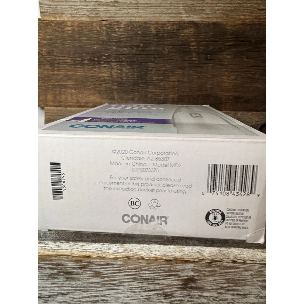 Conair True Glow USB Rechargeable Microdermabrasion‎ Tool – 3 Speeds, 4 Tips